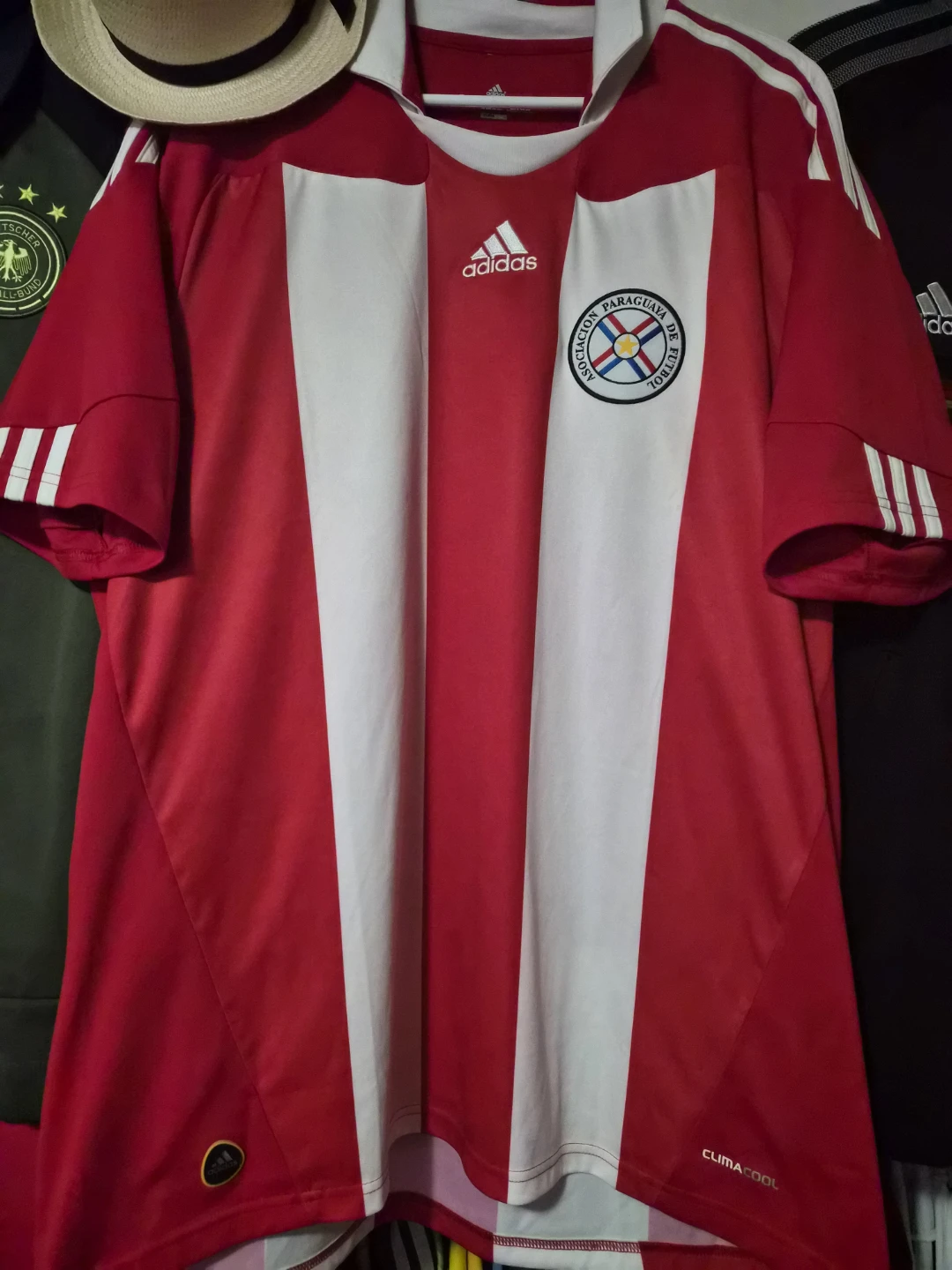 Paraguay adidas world cup soccer jersey