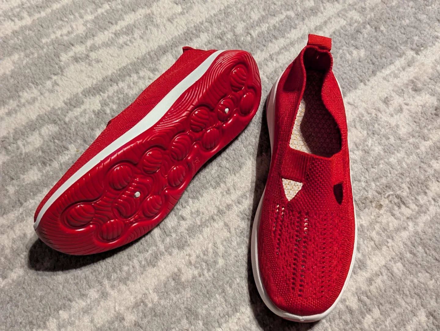Red Slip-On Shoes - photo 4