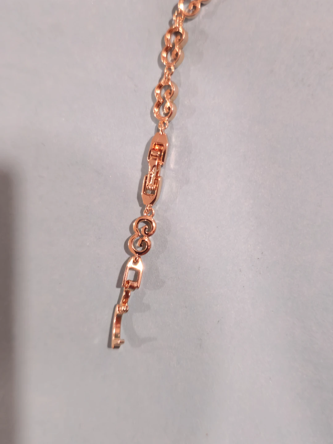 18k Gold Plated Bracelet with Purple Stone - photo 5
