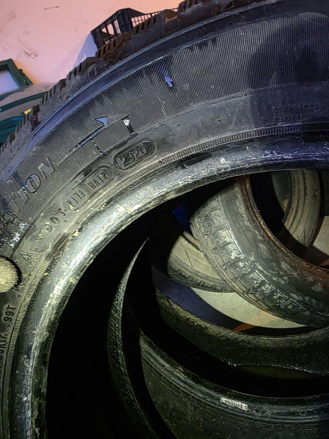 2X235/55/17 good year  winter tires only pair - photo 4
