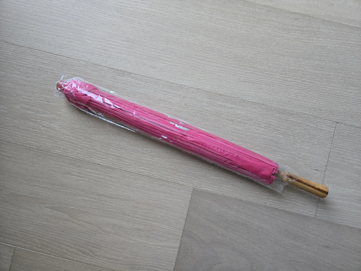 Pink Decorative Hand Painted Parasol - photo 4