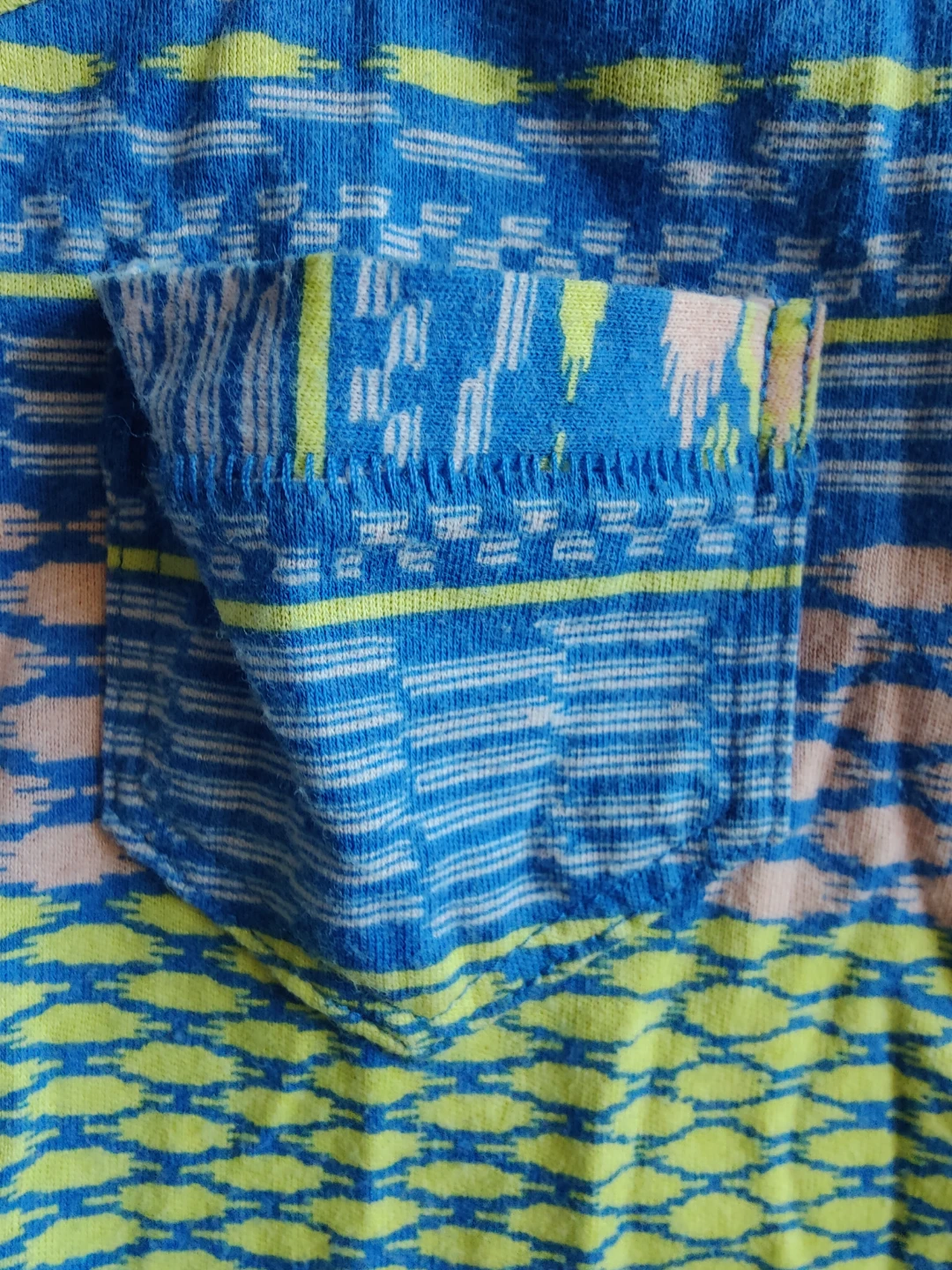 New Women's American Eagle Blue Tribal Aztec Tank Top Shirt XS - photo 3