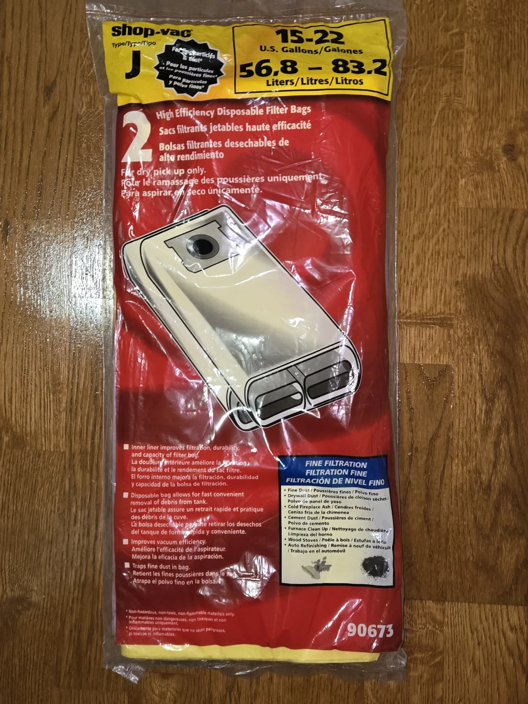 Shop-Vac Type J Disposable Filter Bags - photo 3