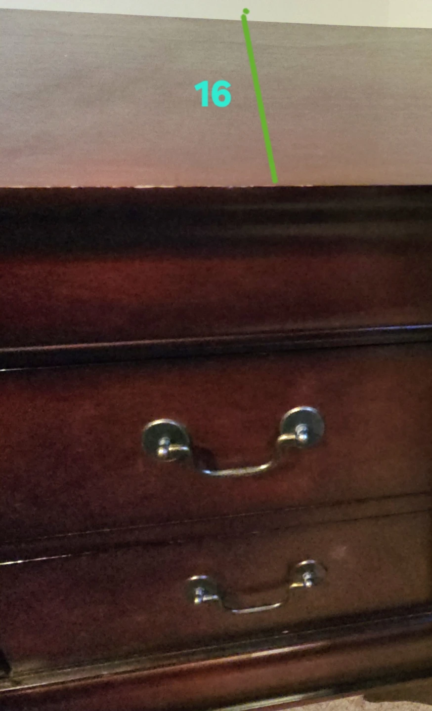 Wooden Nightstand and Dresser Set - photo 2