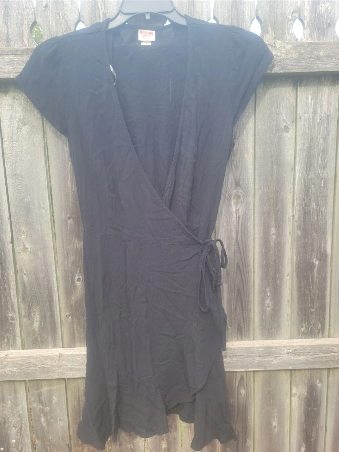 Mossimo Supply Co. Black Wrap Dress Size M