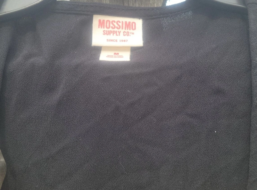Mossimo Supply Co. Black Wrap Dress Size M - photo 2