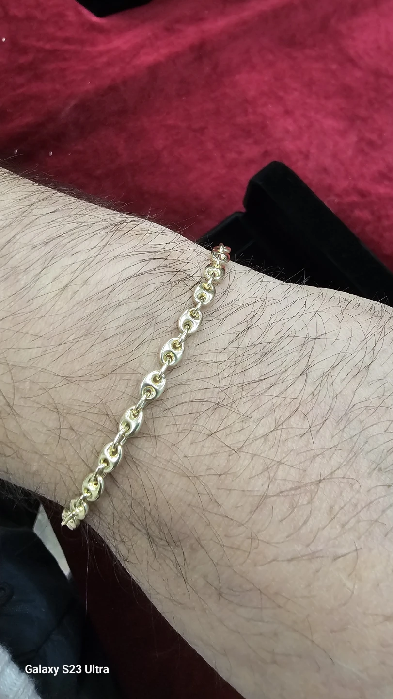 Gucci woven gold bracelet, 14 karat - photo 2
