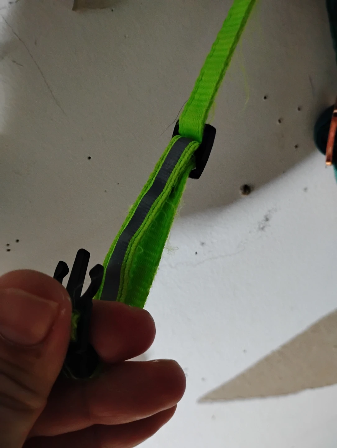Bright Green Reflective Pet Collar - photo 2