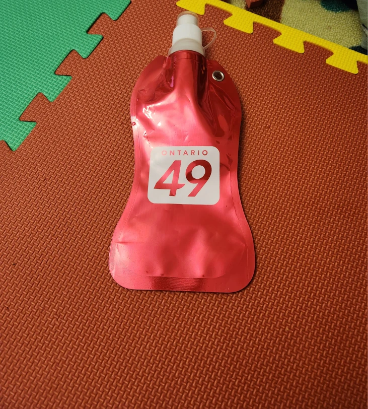 Free - Ontario 49 Red Water Bottle 🥕