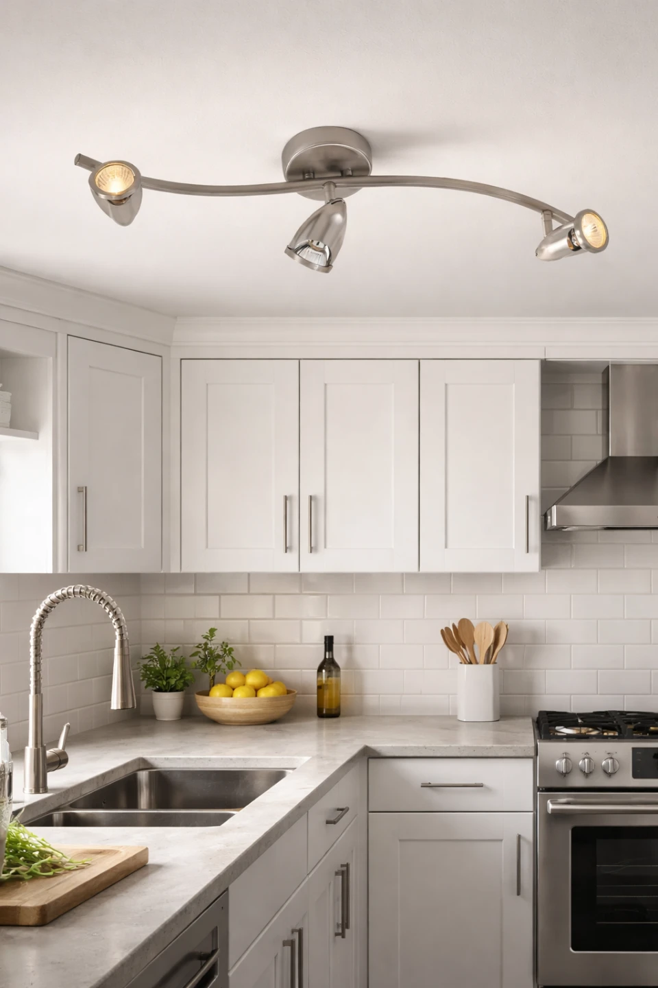 3-Light - Track Lighting Fixture