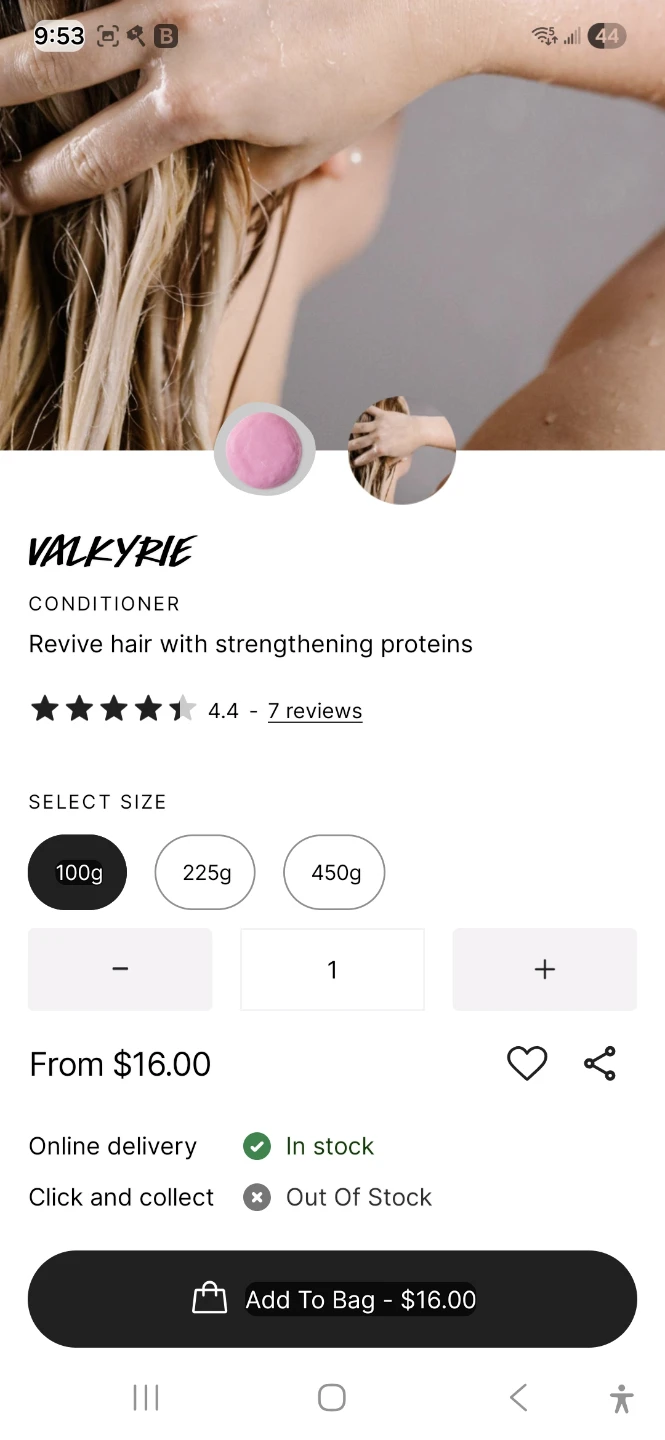 Lush Valkyrie Conditioner 100g