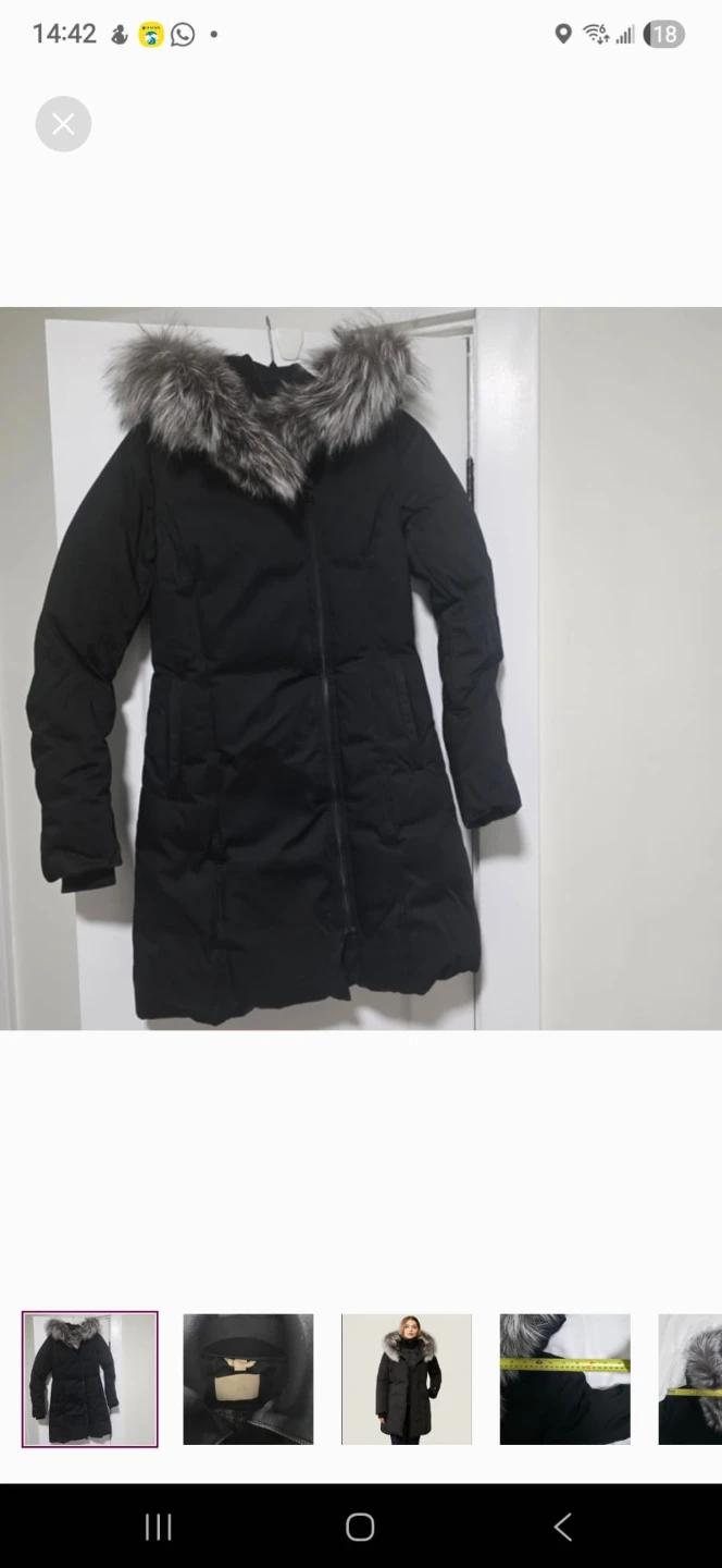 Soia & Kyo Salma Black Down Winter Coat - Size XXS - photo 3