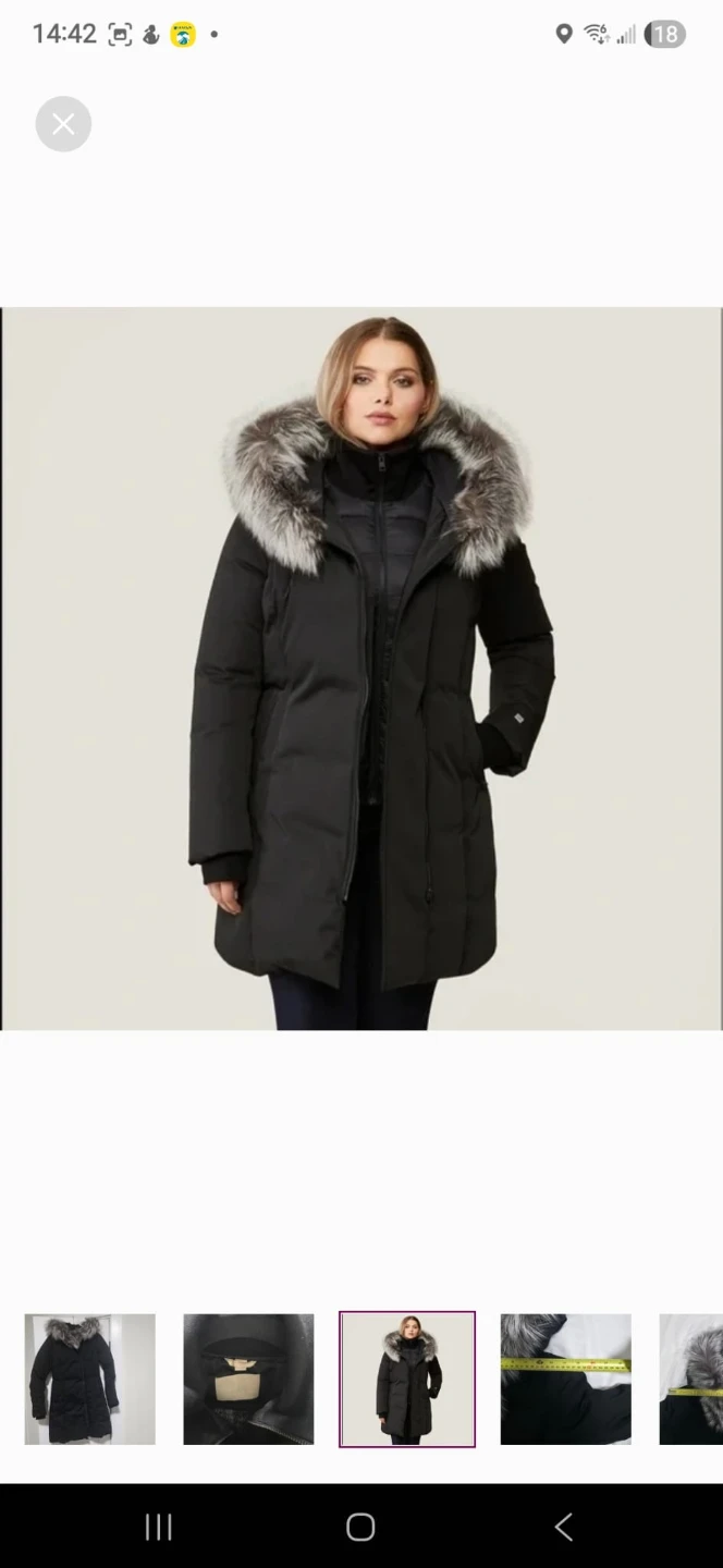 Soia & Kyo Salma Black Down Winter Coat - Size XXS - photo 4