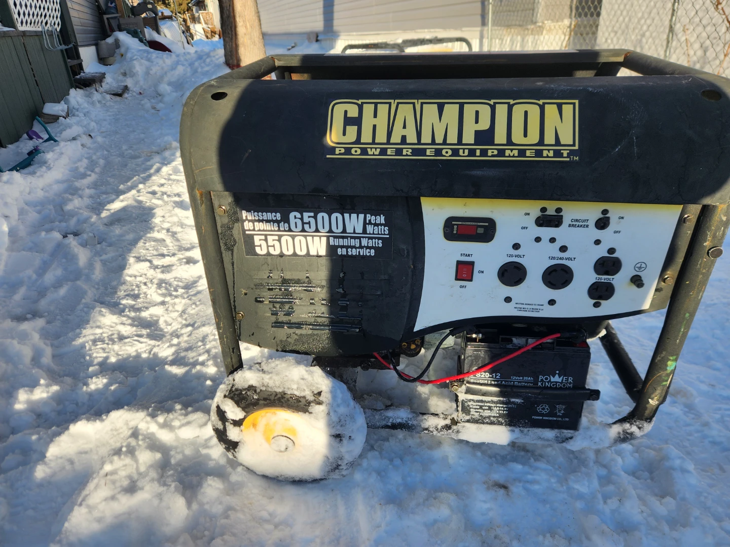 Champion 6500W Generator