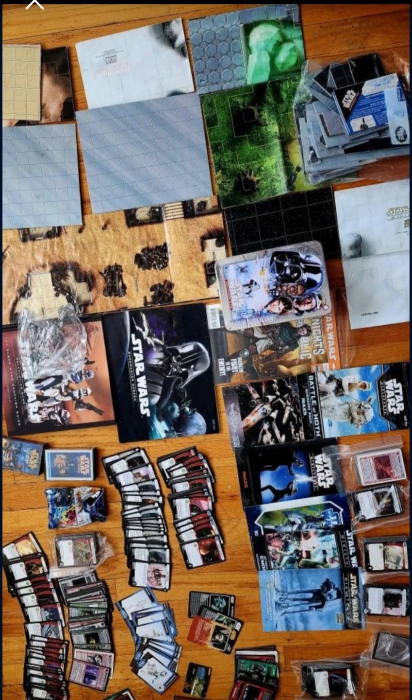 650 pcs Star Wars Roleplaying Game Books and Cards Lot - photo 4