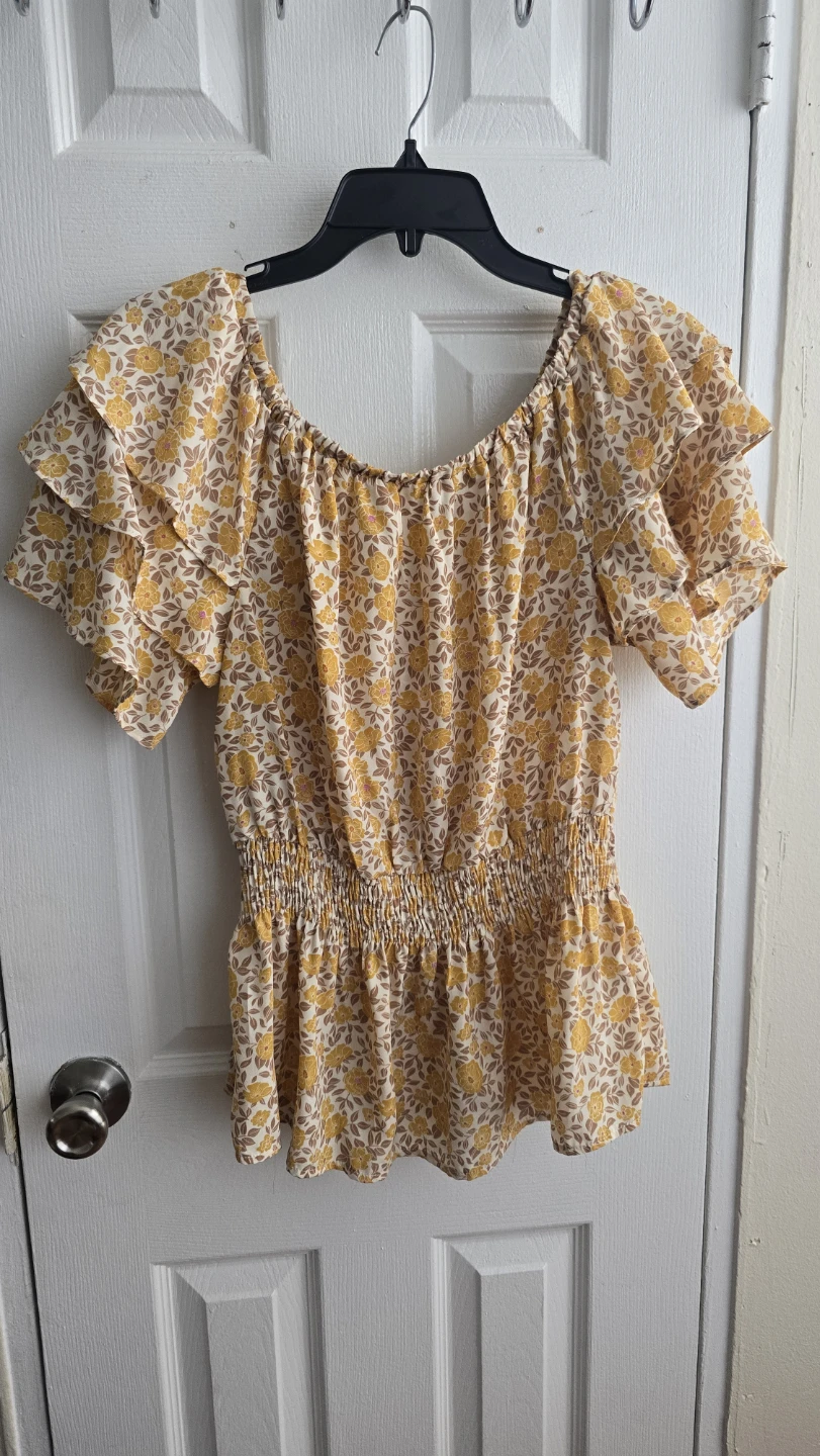 Floral Off-the-Shoulder Top