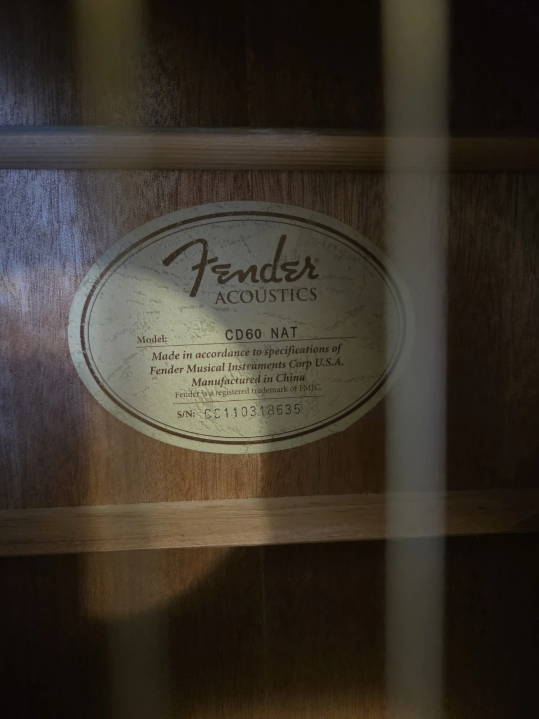 Fender Acoustic Guitar - photo 3