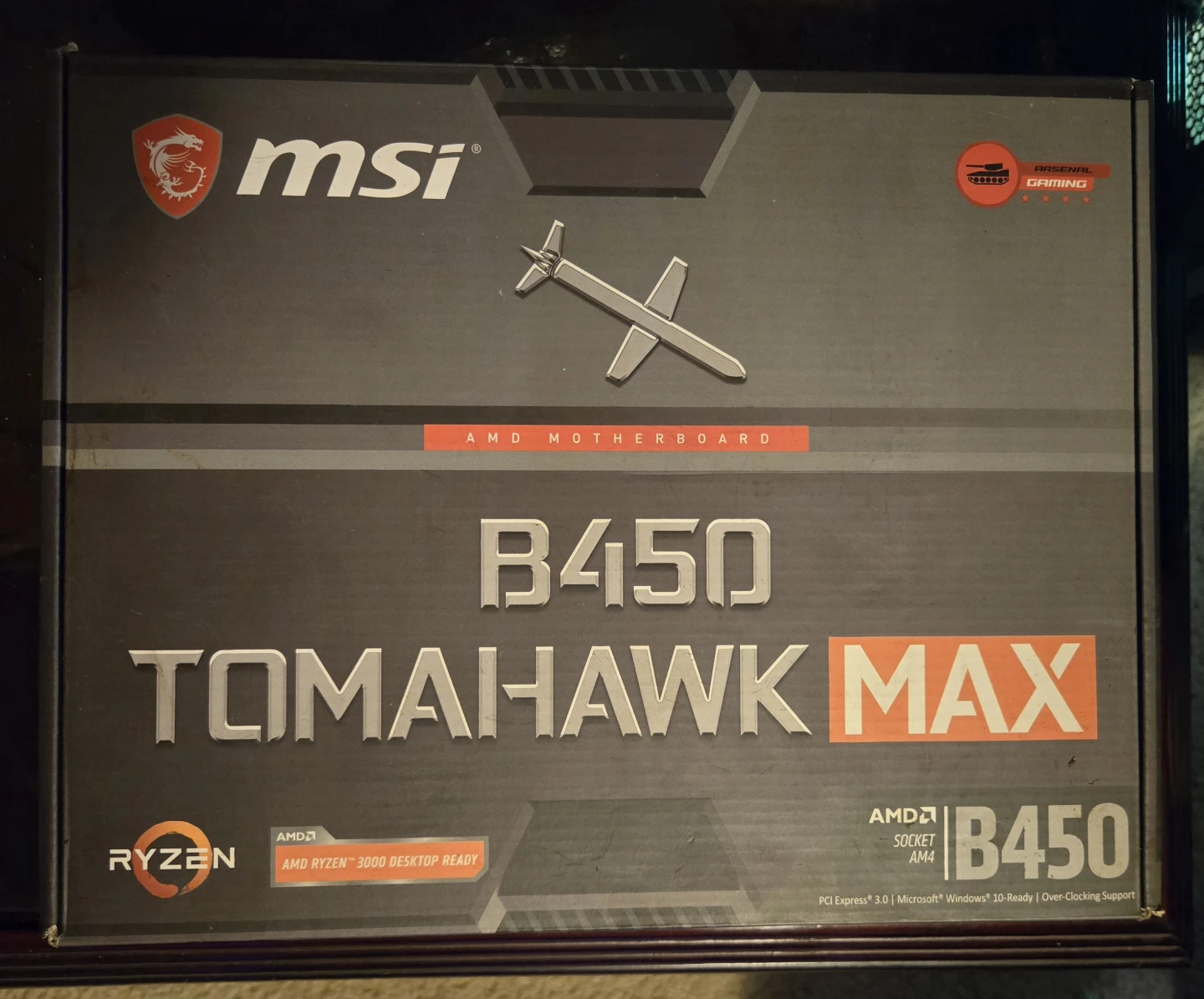 MSI B450 Tomahawk MAX Motherboard with AMD Ryzen 5 2600 CPU