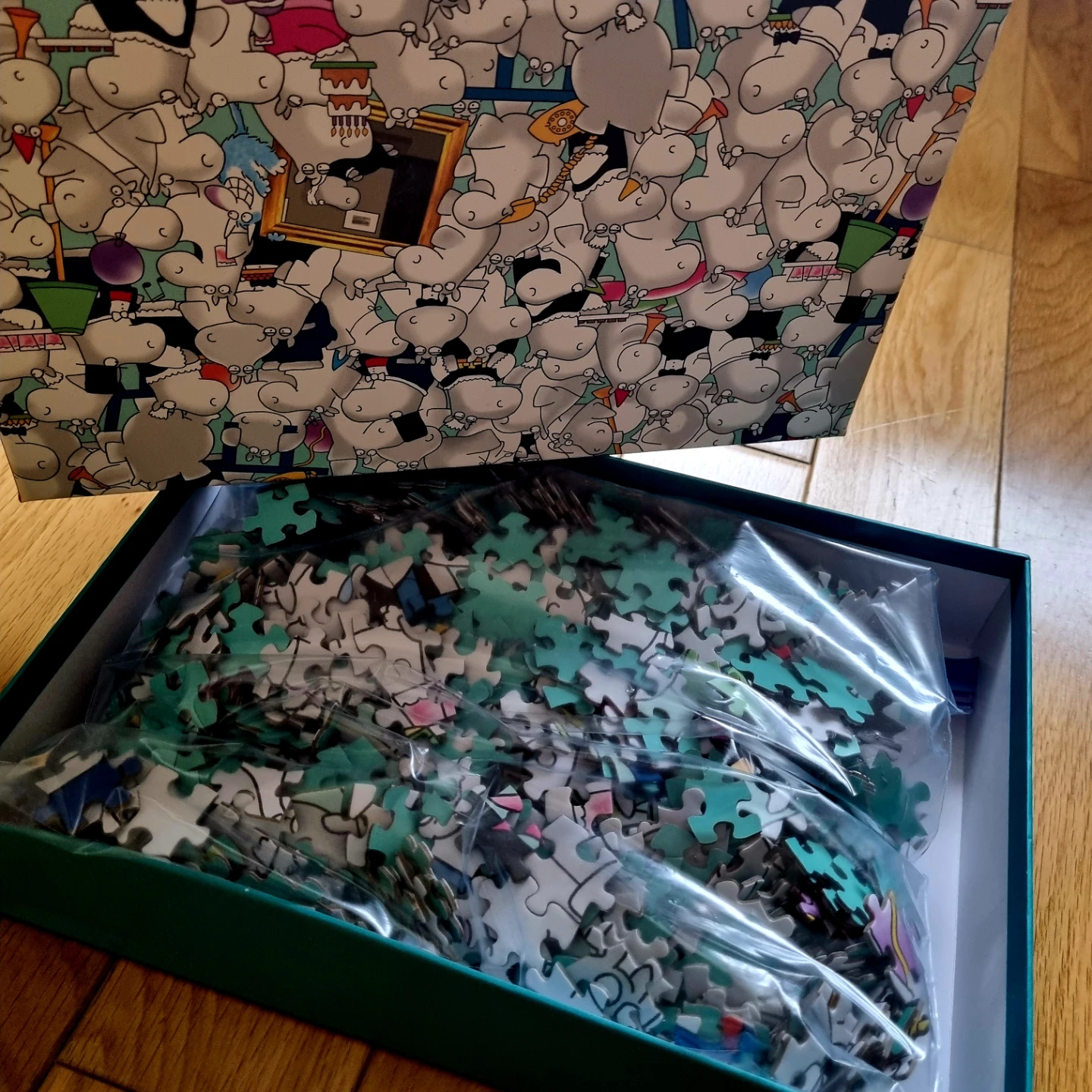 1000 piece Puzzle  by Sandra Boynton   Hippos Go Berserk - photo 5