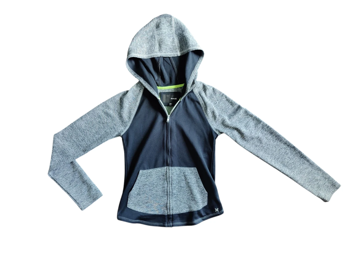 Women's Hurley Nike Dri-Fit Long Sleeve Zip Up Hoodie Sweater XS