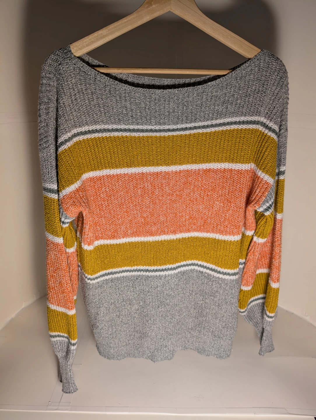 Striped Knit Sweater | Emery Rose - S: S/P - photo 2