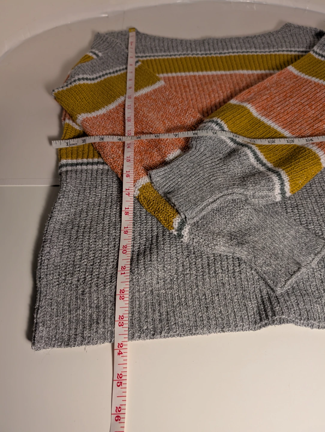 Striped Knit Sweater | Emery Rose - S: S/P - photo 5