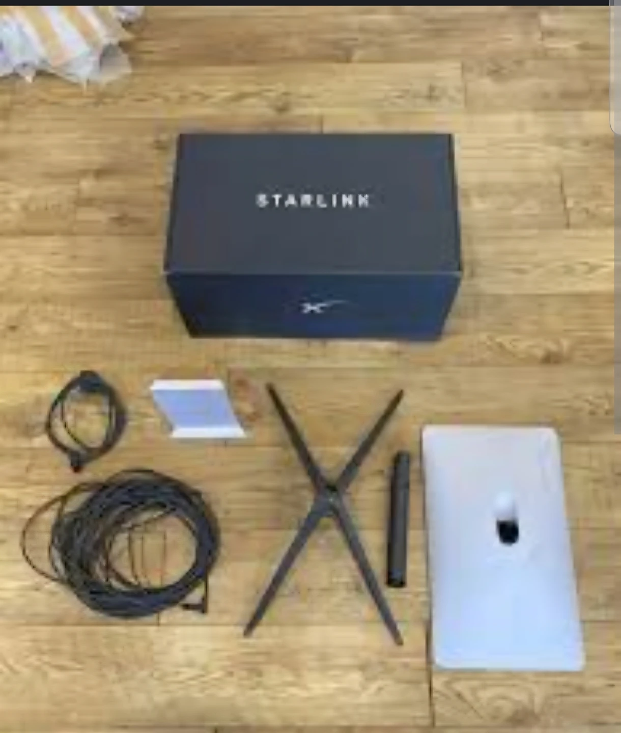 Starlink Kit with Box and Accessories
