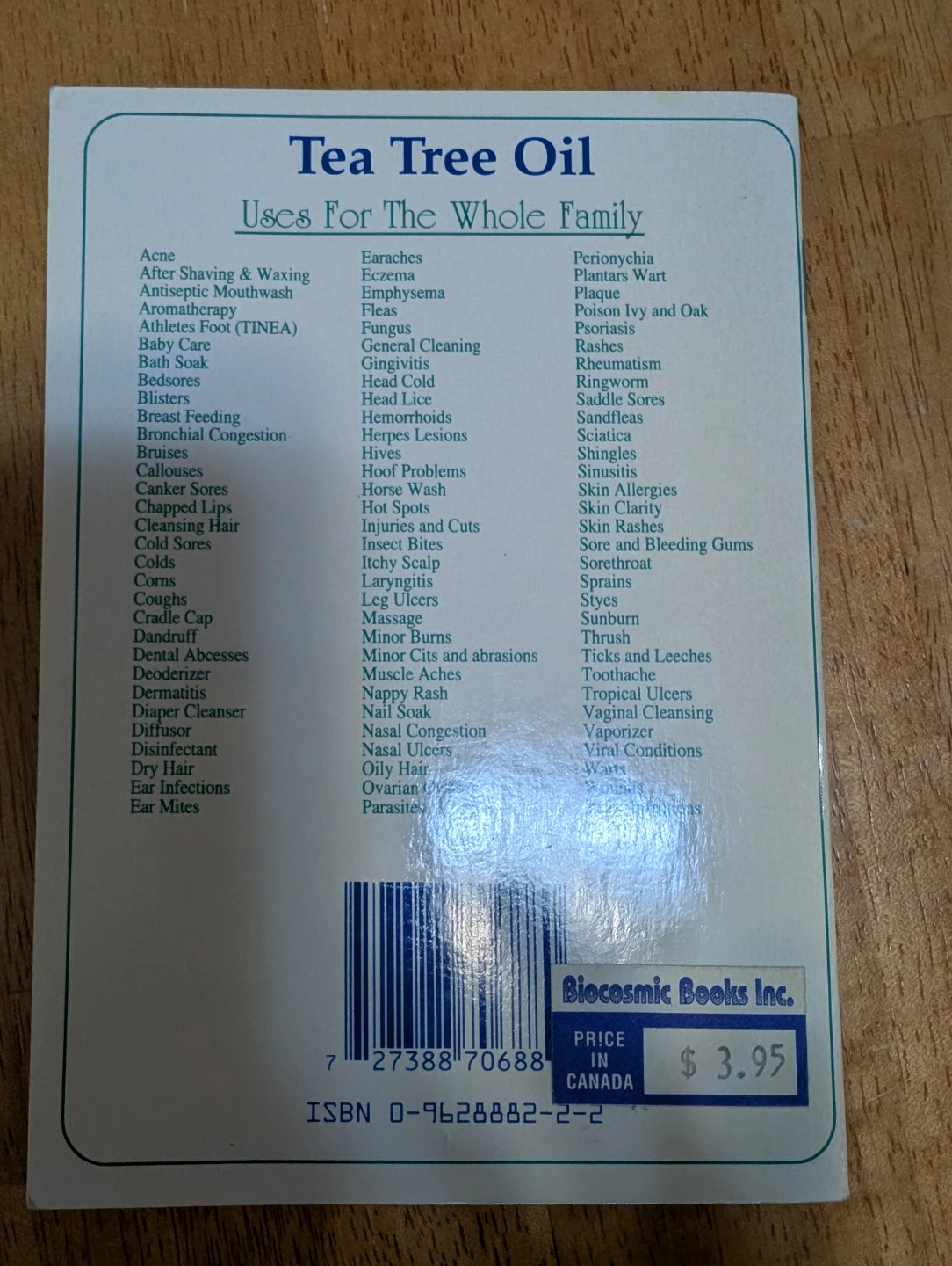 Australian Tea Tree Oil First Aid Handbook - photo 2