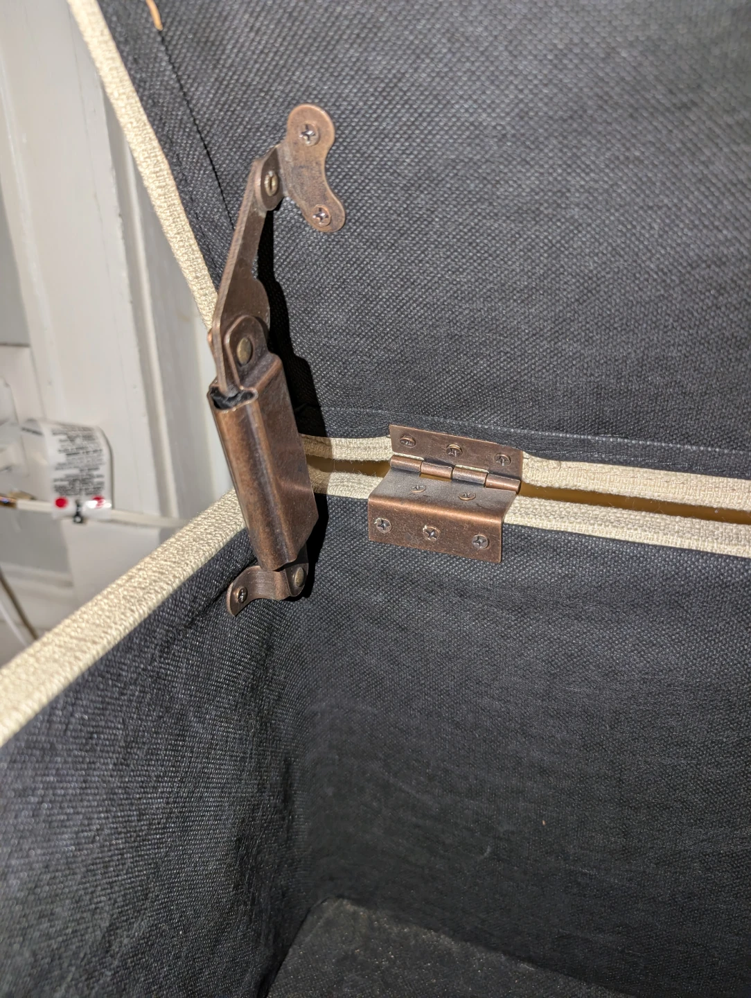 Upholstered Storage Ottoman - photo 5