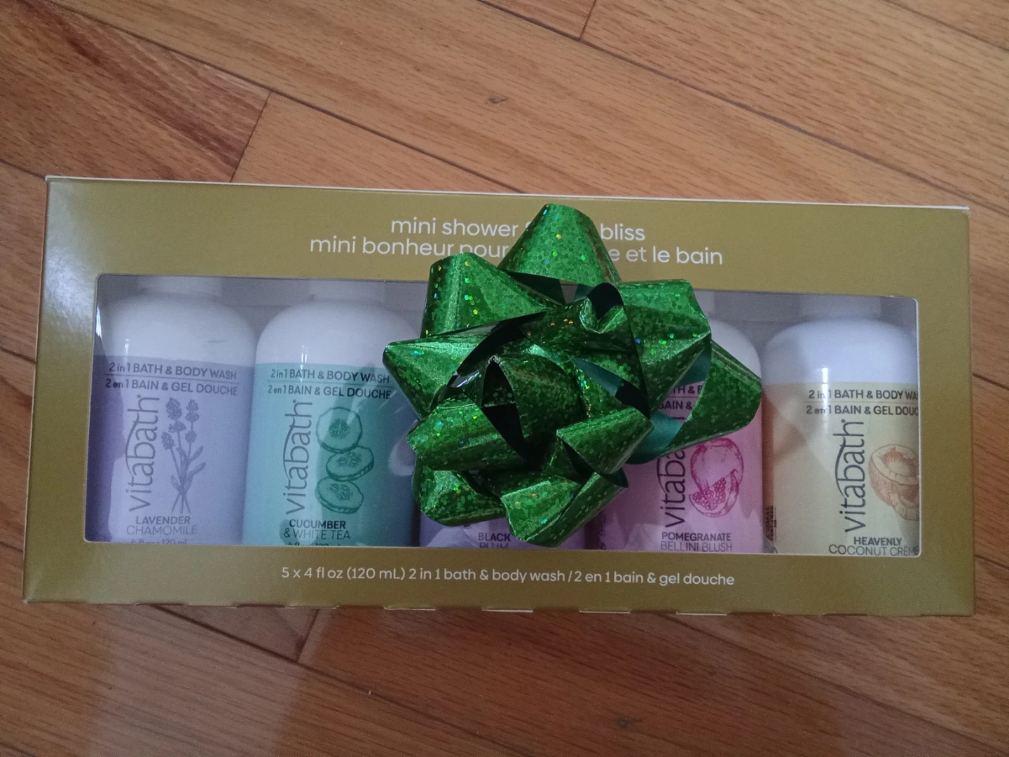 NEW Vitabath Mini Shower Bliss 5-Piece Bath & Body Wash Set