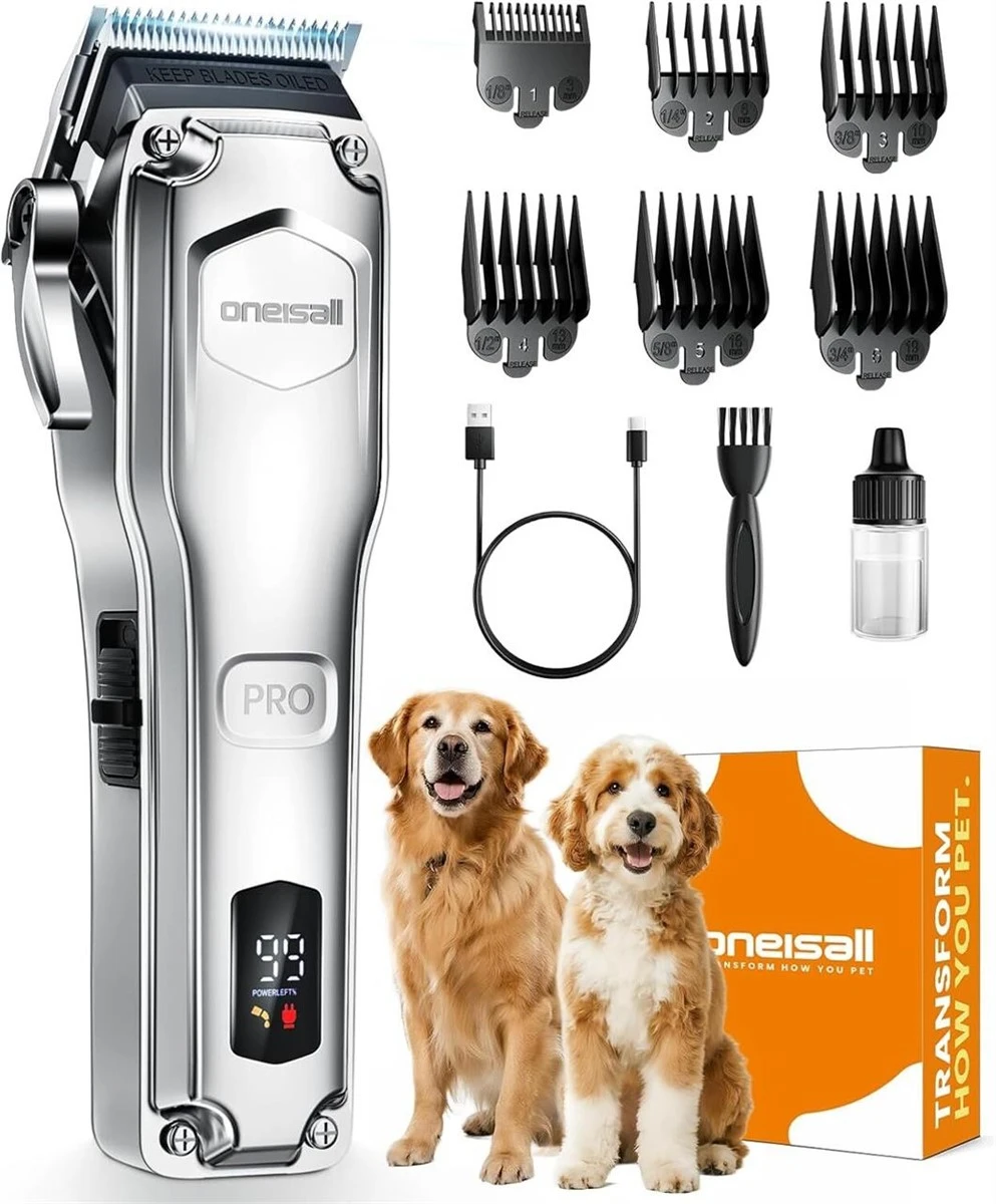 Oneisall Pro Hair Clippers for Dogs and Humans