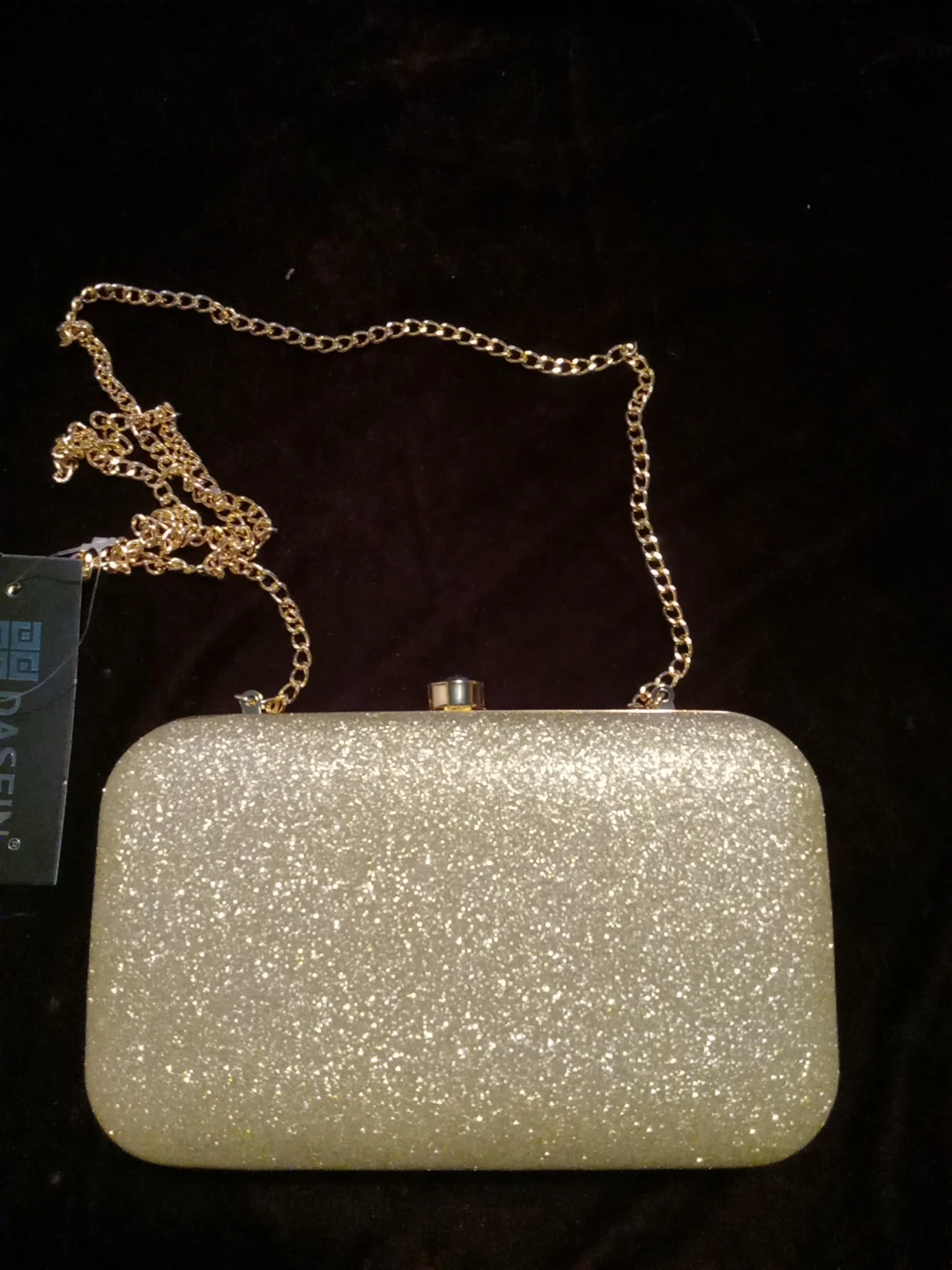 Gold Rhinestone Clutch