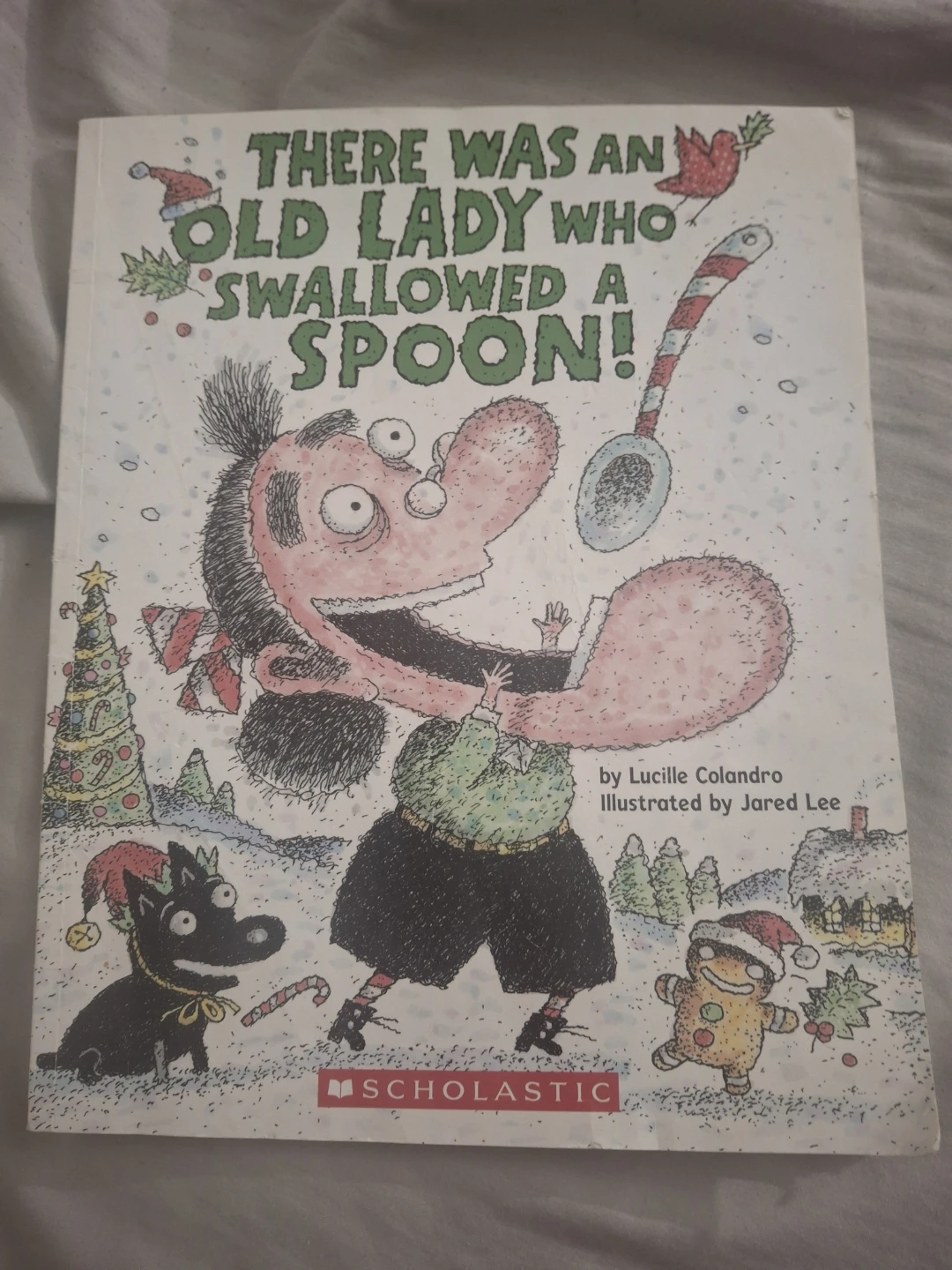 There Was an Old Lady Who Swallowed a Spoon! Book