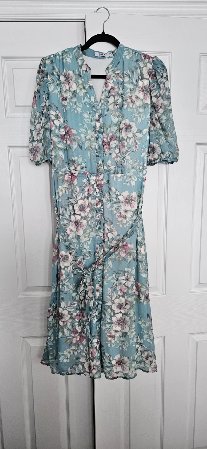 Suzy Shier Women's Floral Dress Size L/G