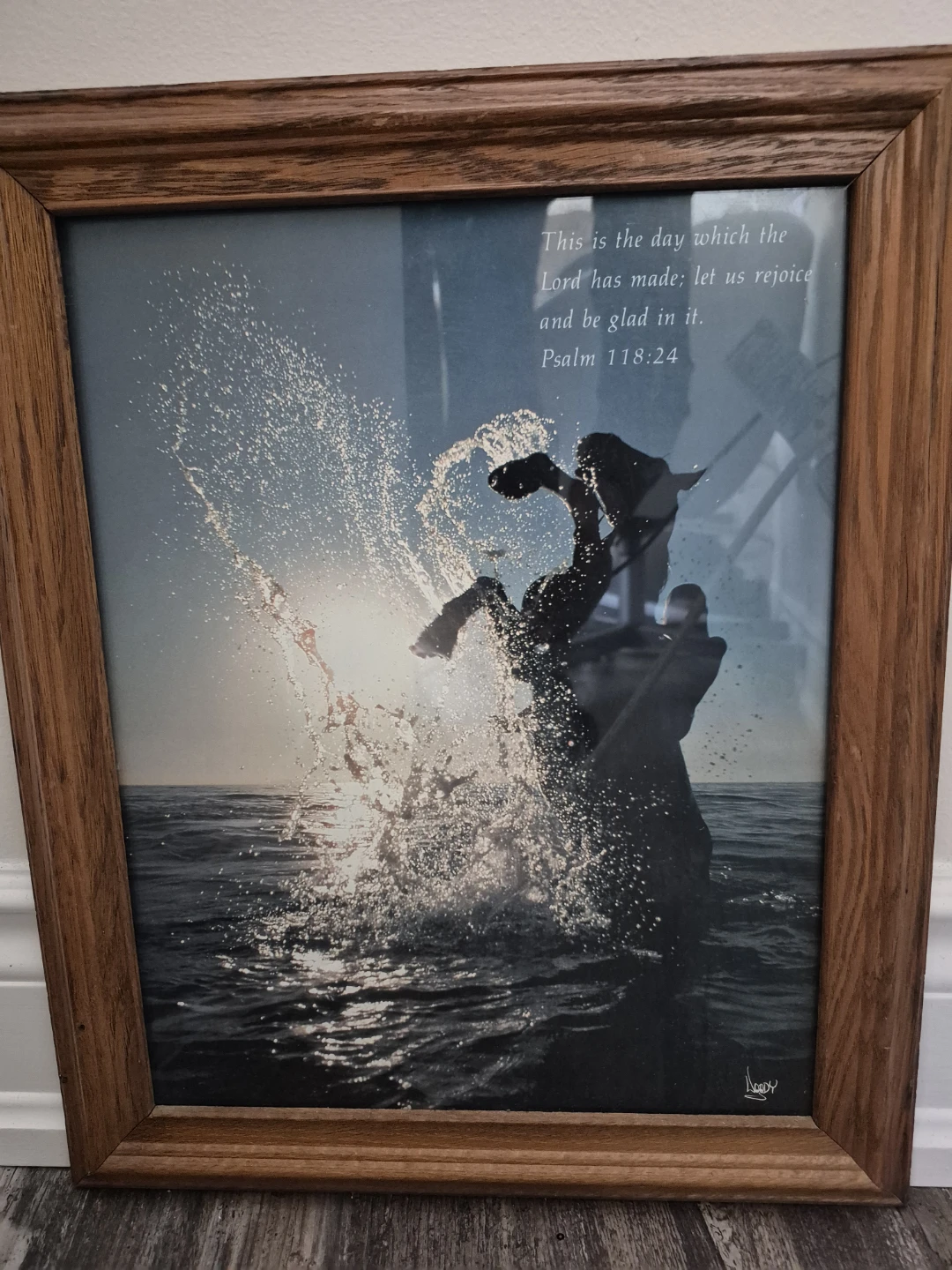 Framed Inspirational Art - Psalm 118:24