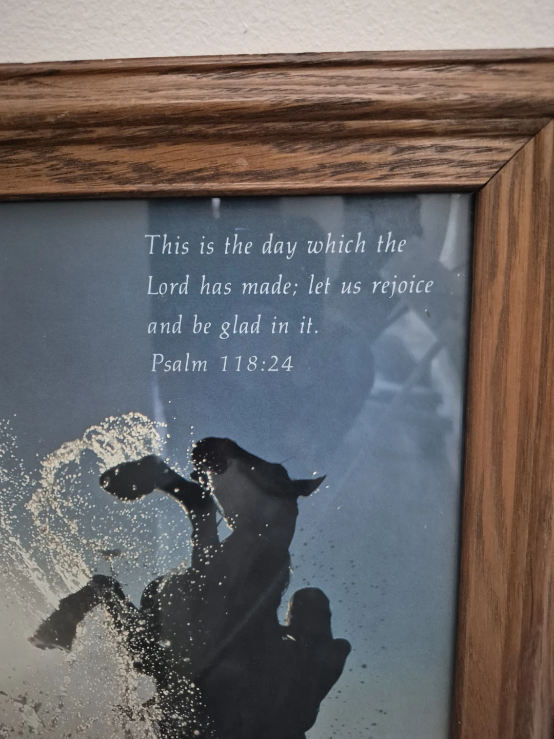 Framed Inspirational Art - Psalm 118:24 - photo 2