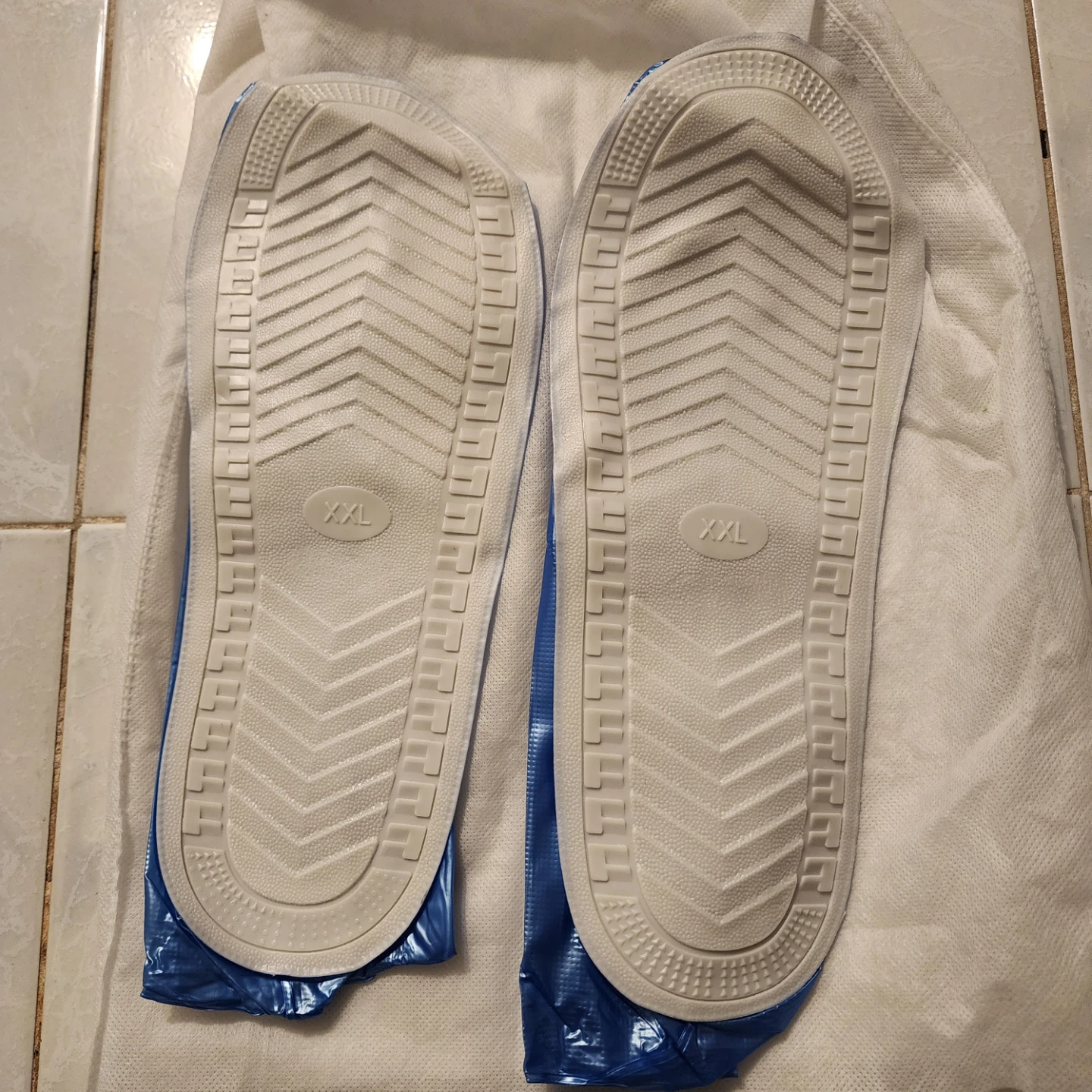 Blue PVC Waterproof Shoe Covers - XXL - photo 3