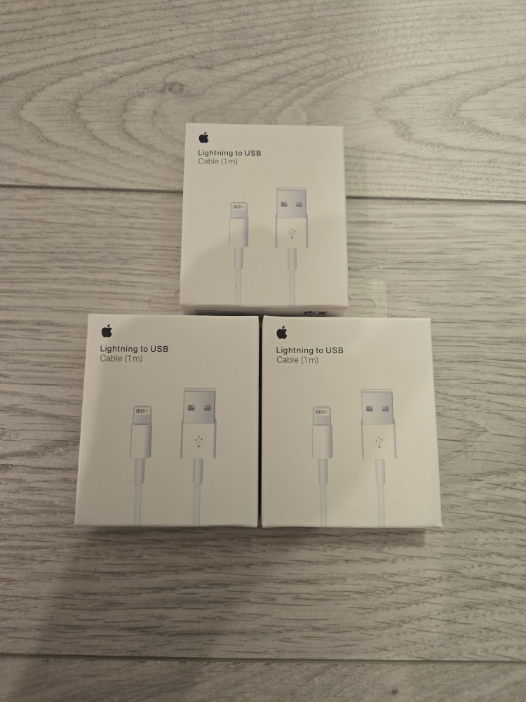 Apple Lightning USB Cable Power Charging iPhone iPad