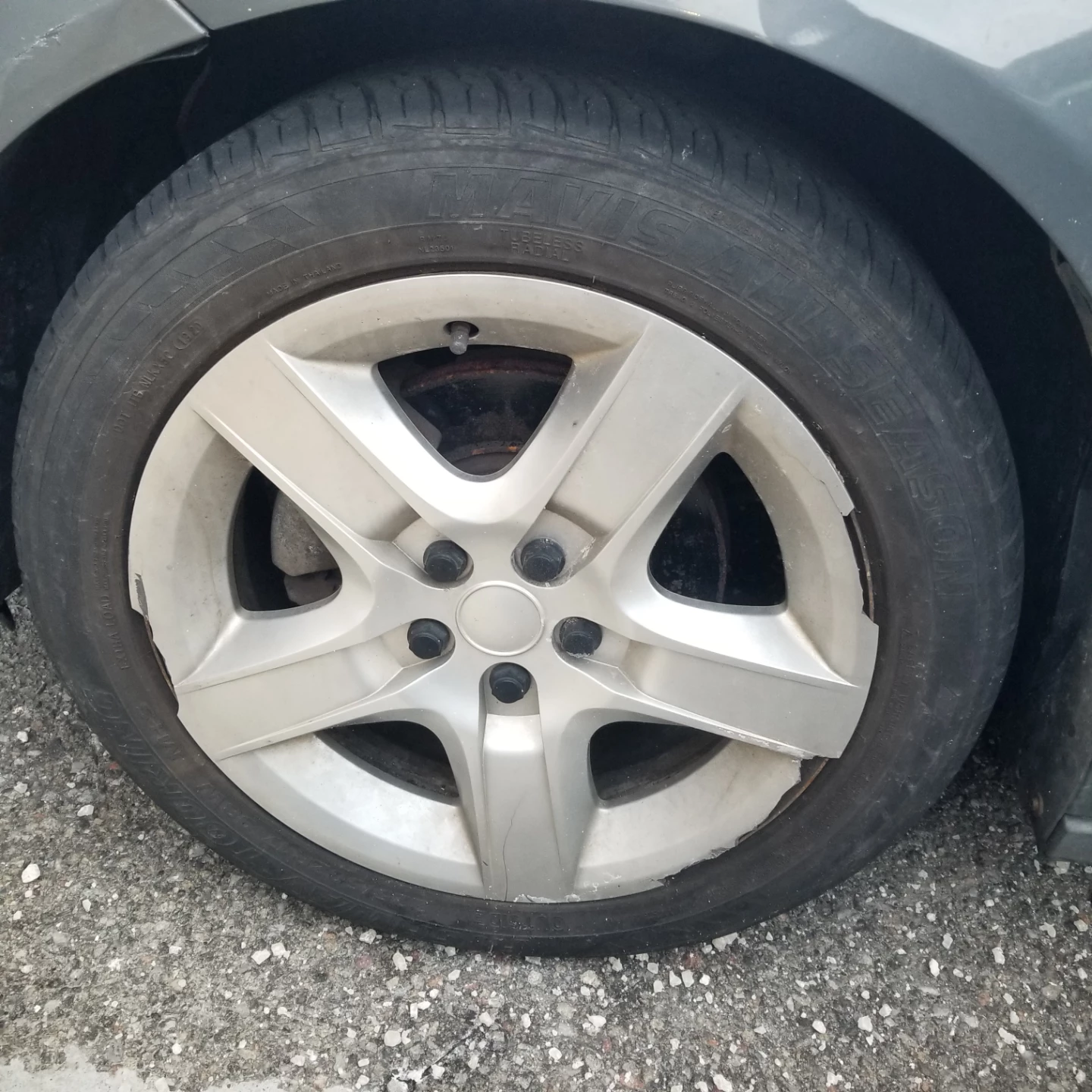17" steel wheels for Chevy/Saab/Pontiac/Saturn with hub caps - photo 4