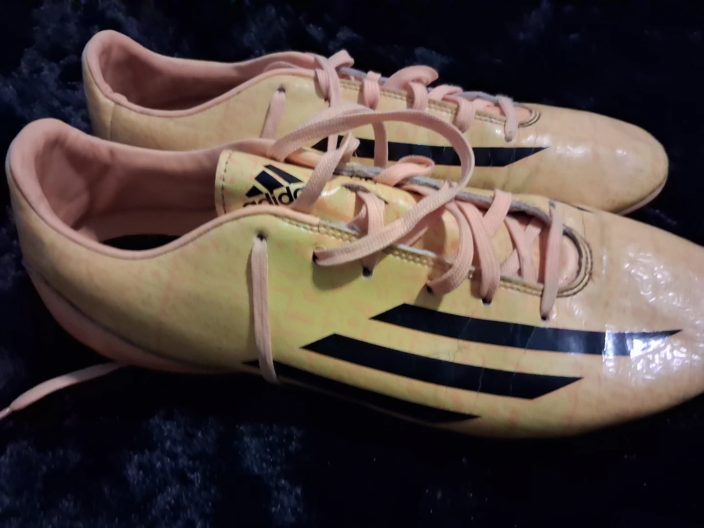 Adidas F10 Soccer Cleats Yellow/Orange Size Us 11½