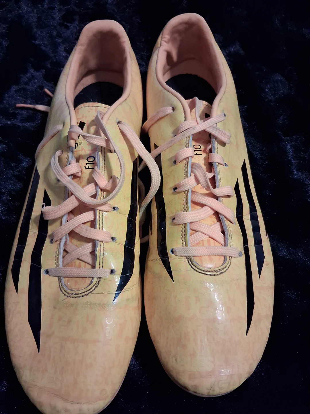 Adidas F10 Soccer Cleats Yellow/Orange Size Us 11½ - photo 2