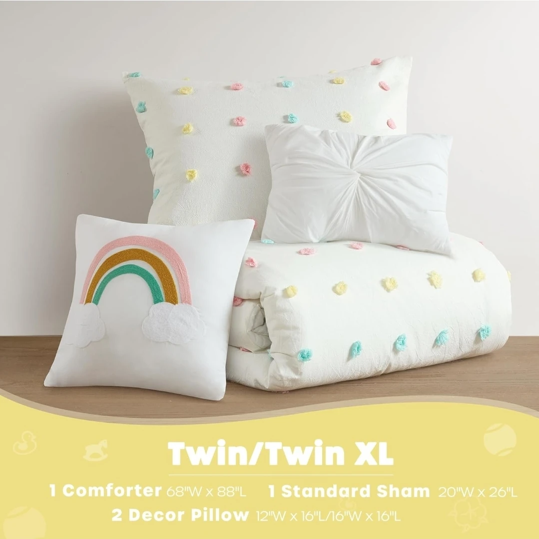NEW! Urban Habitat Kids Twin Comforter Set with Shams & Pillows - photo 5