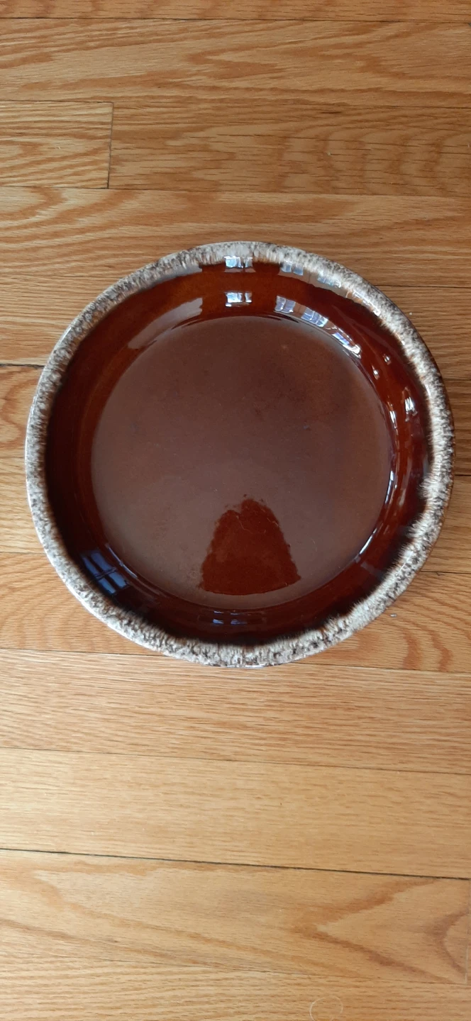 Vintage Hull Oven Proof USA Brown Dish