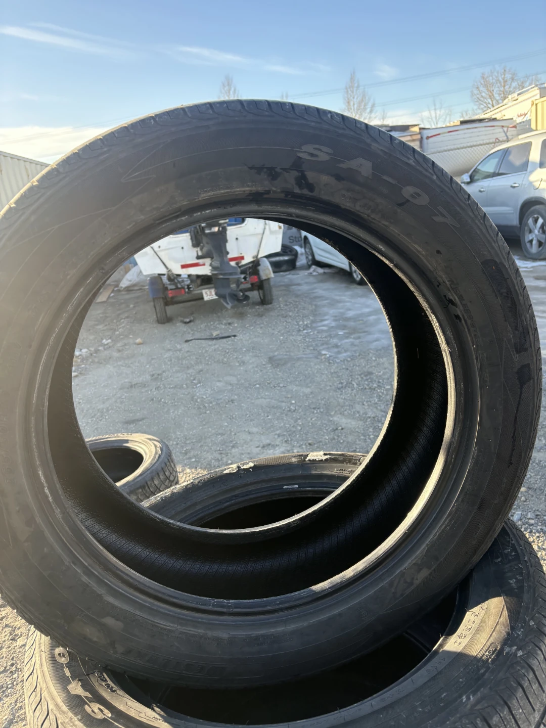Set of 4 Westlake  tires good condition tires size 265/50/r20 - photo 3