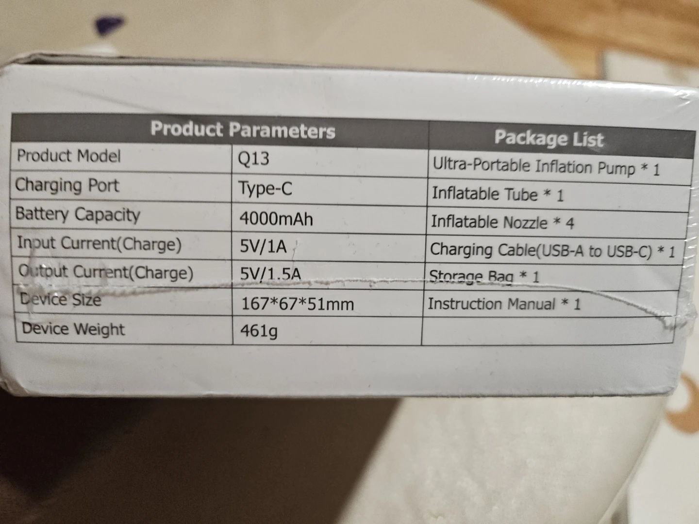 ZUZEE Q13 Ultra-Portable Inflation Pump - New in Box! - photo 3