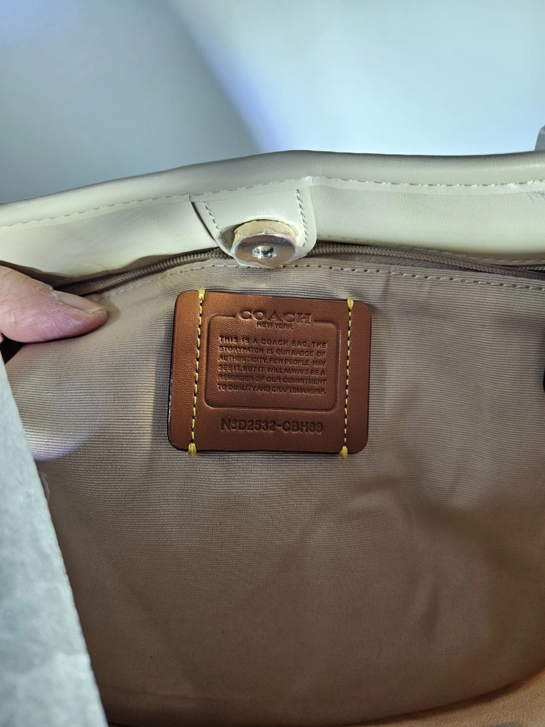 Coach Sktech Sig Laurl Shb Tote - Ivory - photo 3