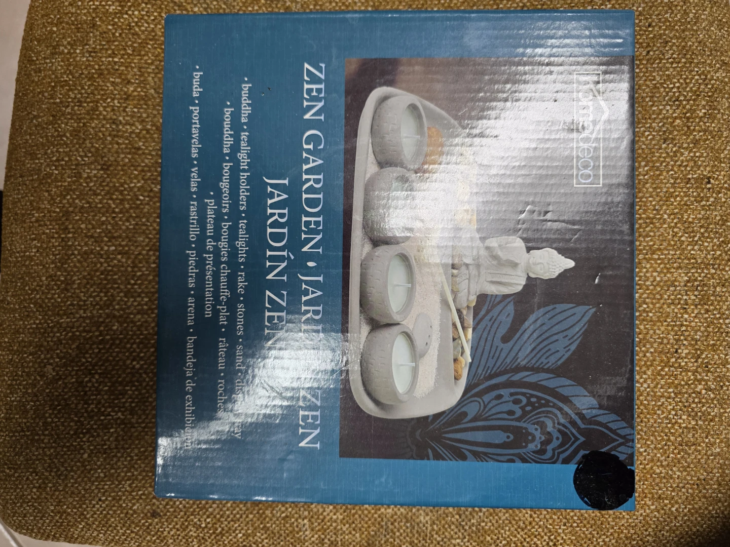 Zen Garden Kit with Buddha Figurine