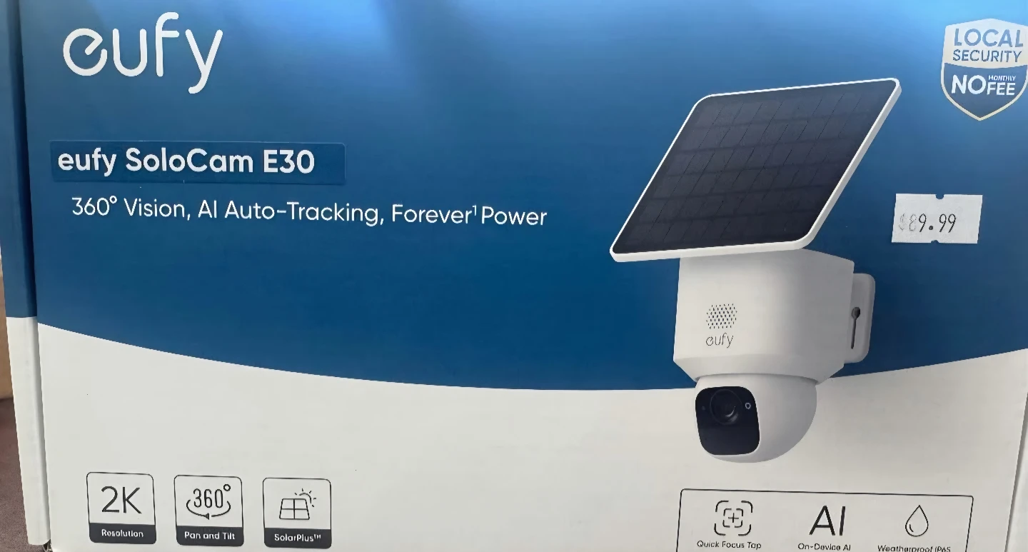 eufy SoloCam E30 - 360° Vision, AI Tracking 🧡
