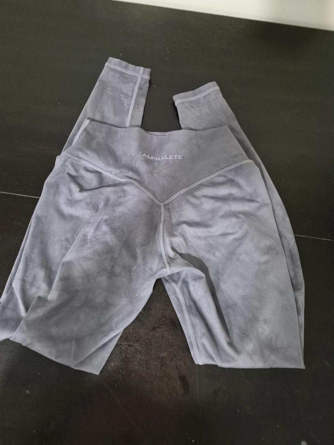 Alphalete Dusty Grey/Purple Leggings