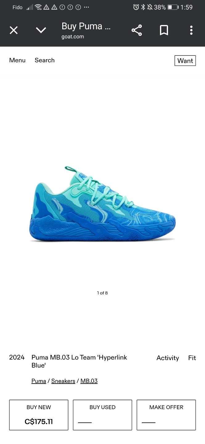 Puma MB.03 Lo Team "Hyperlink Blue" Basketball Shoes